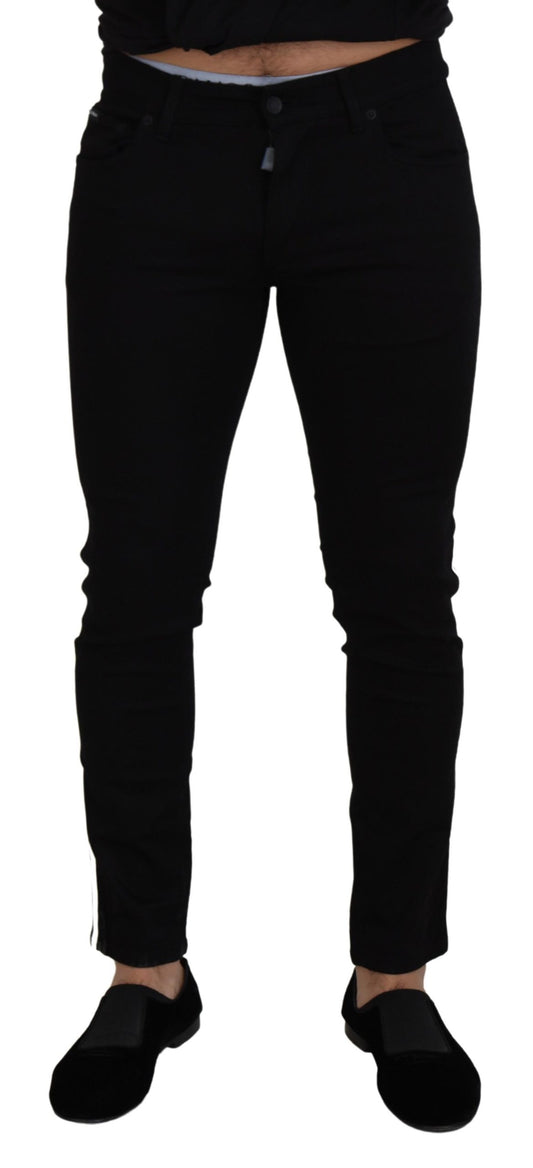 Dolce &amp; gabbana pantalon en jean slim noir