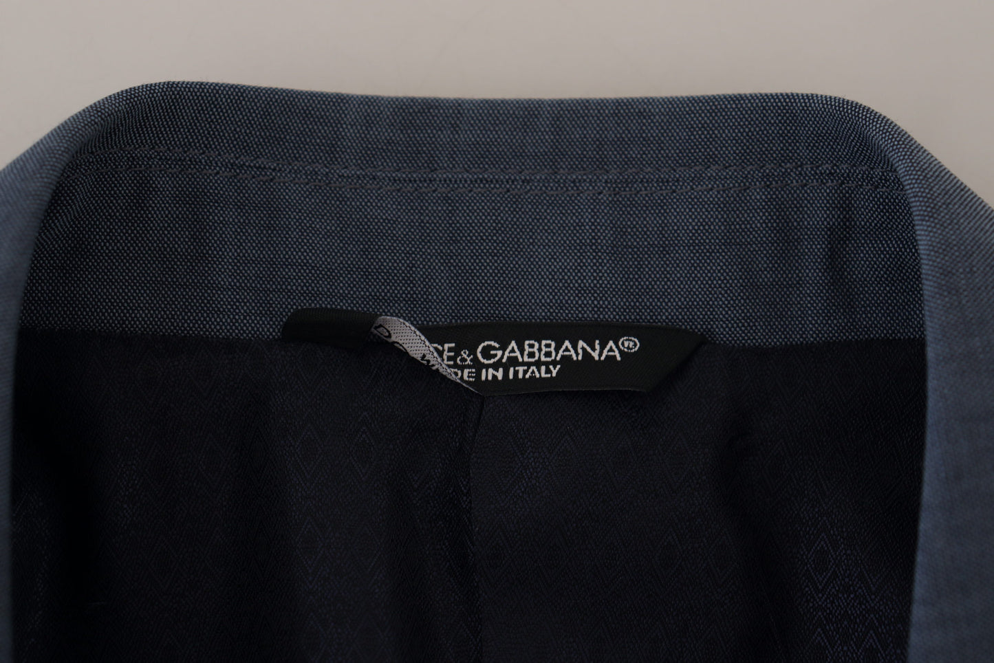 Dolce &amp; Gabbana Blazer de sport bleu à simple boutonnage