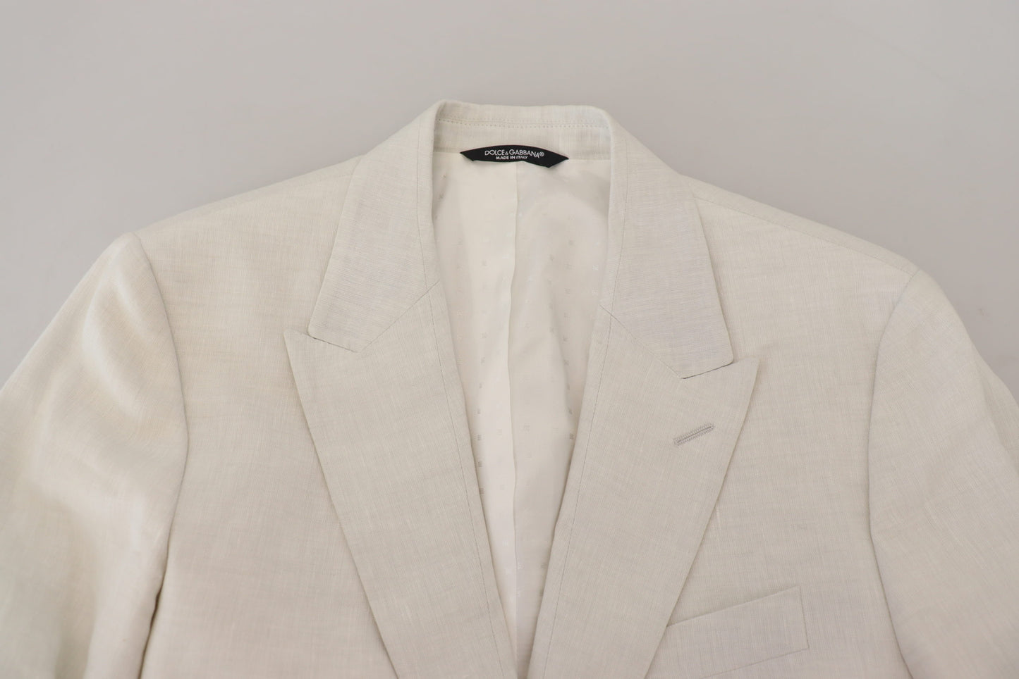 Dolce &amp; gabbana blazer blanc sicilia à simple boutonnage