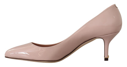 Dolce &amp; Gabbana - Escarpins en cuir verni - Rose