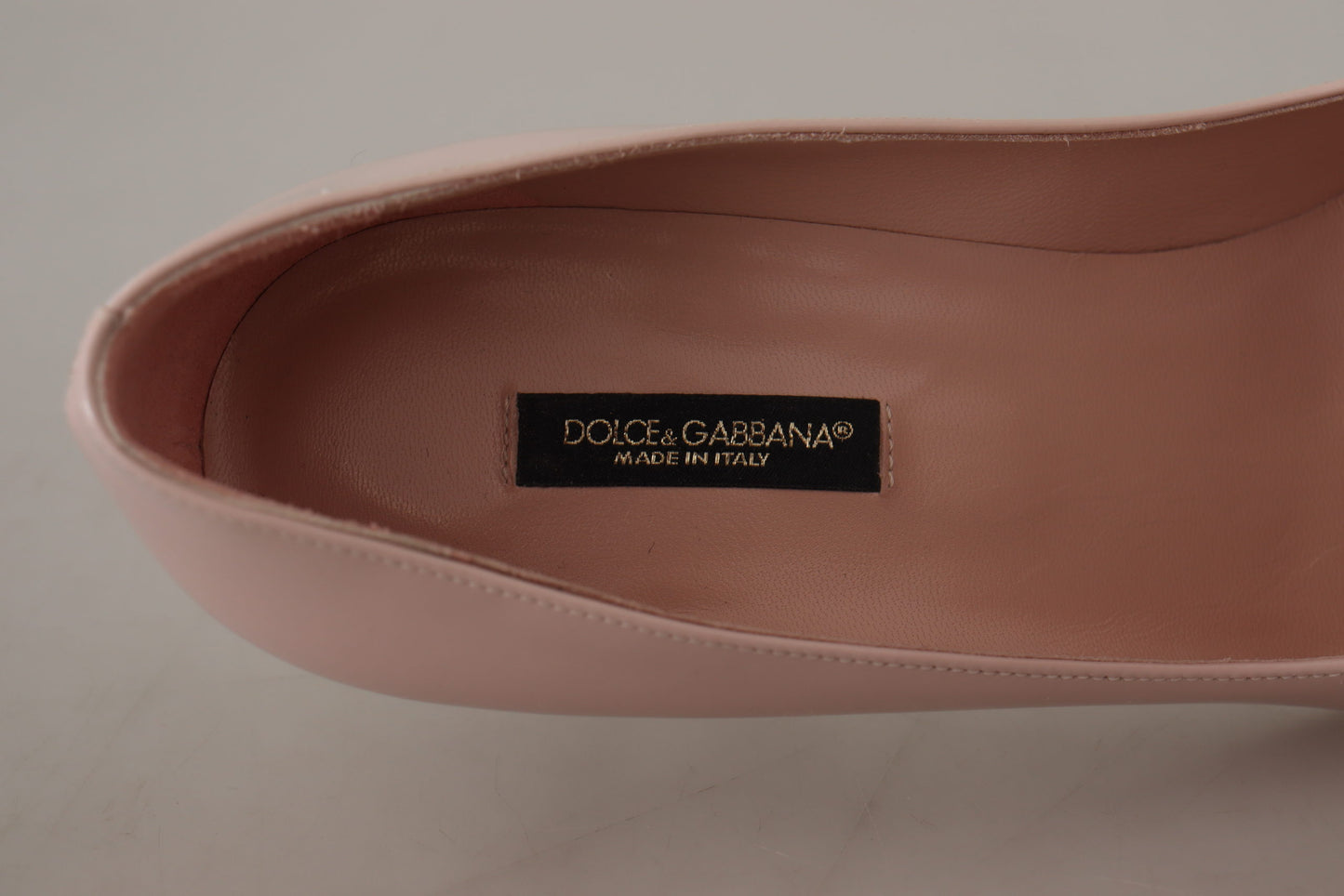 Dolce &amp; Gabbana - Escarpins en cuir verni - Rose