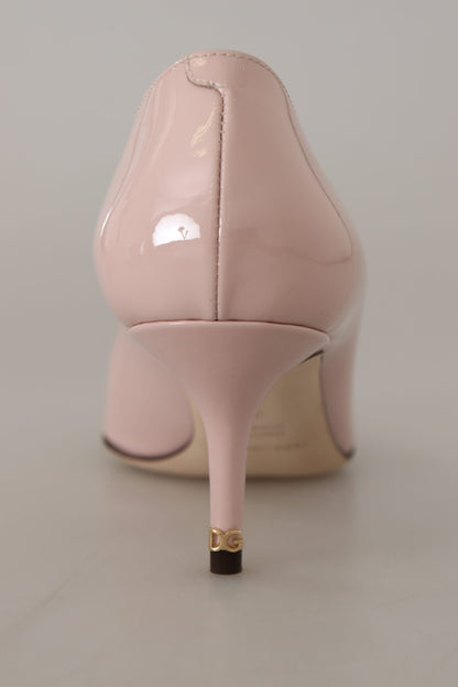 Dolce &amp; Gabbana - Escarpins en cuir verni - Rose