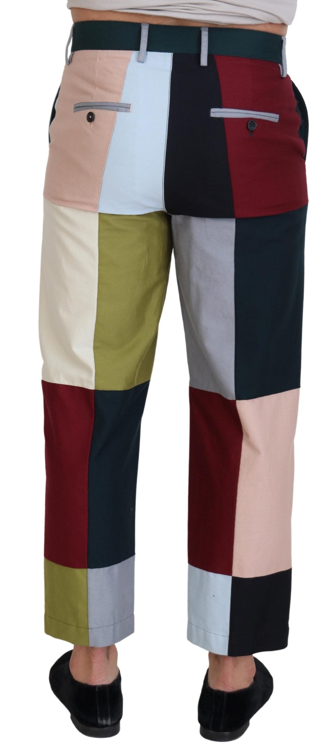 Dolce &amp; Gabbana superbe pantalon patchwork multicolore