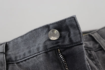 Trésor de denim à carreaux gris Dolce &amp; Gabbana