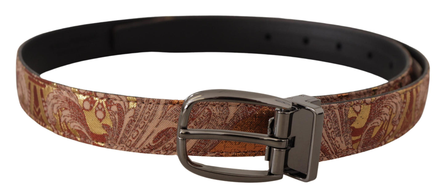 Ceinture signature en cuir multicolore Dolce &amp; gabbana