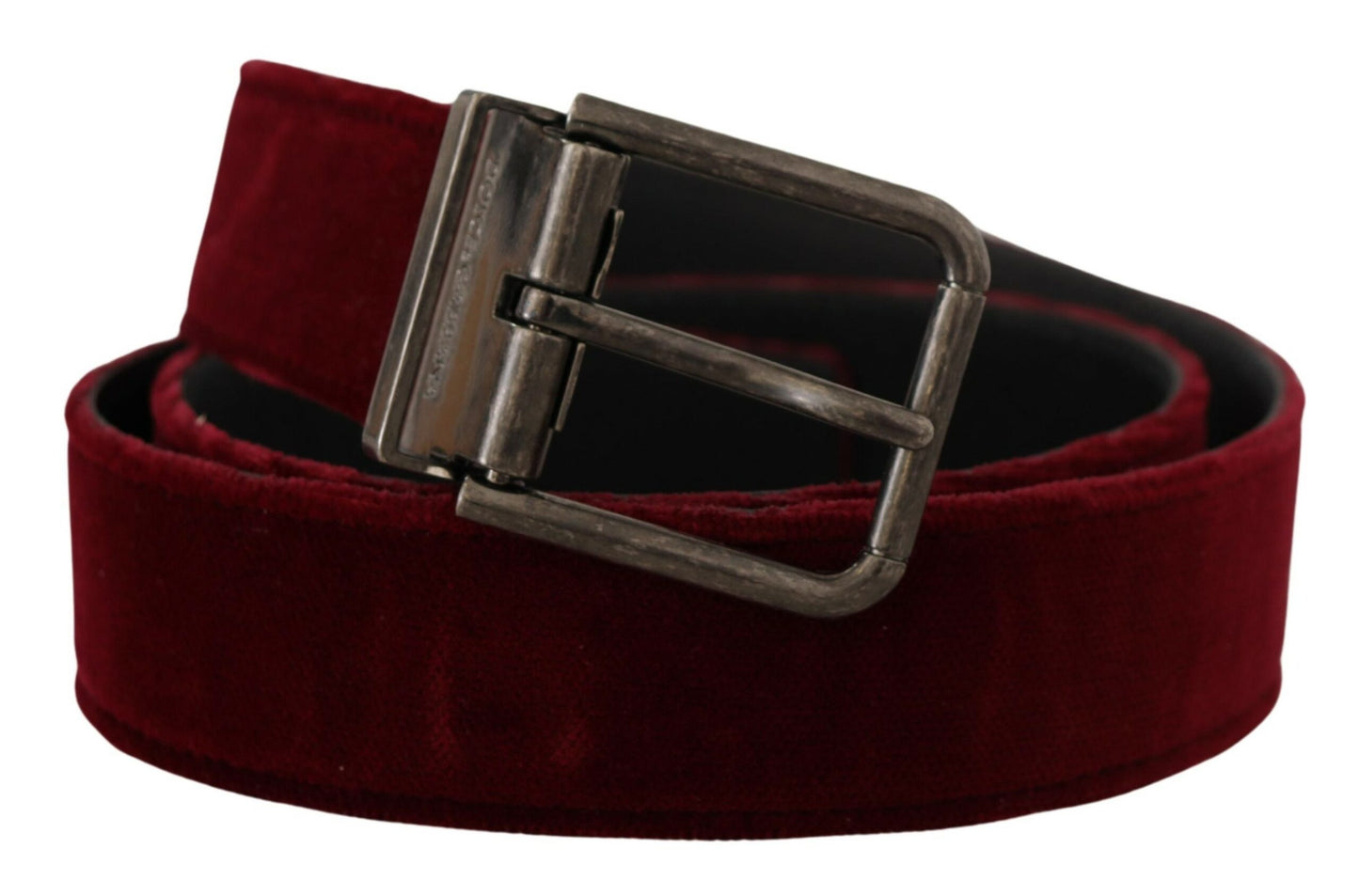 Ceinture marron en velours Dolce &amp; Gabbana