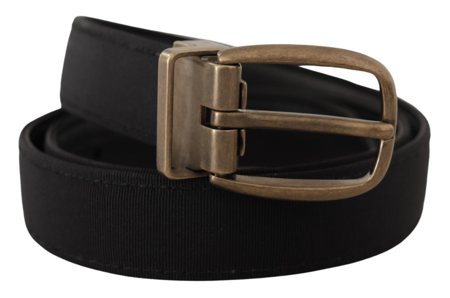 Dolce &amp; gabbana ceinture en cuir gros-grain - noir