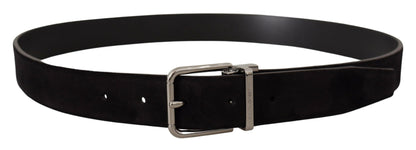 Ceinture gros-grain en cuir noir Dolce &amp; gabbana