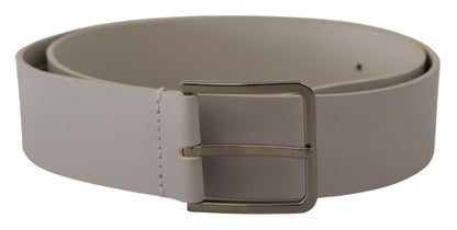 Ceinture en cuir Vitello blanc Dolce &amp; Gabbana