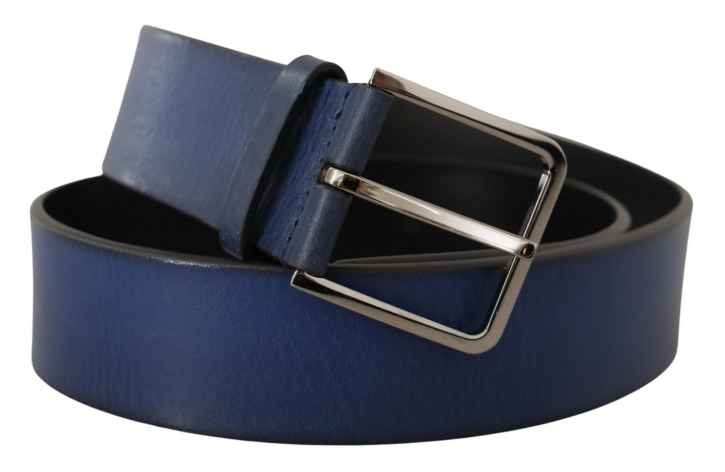 Dolce &amp; Gabbana - Ceinture en cuir italien - Bleu