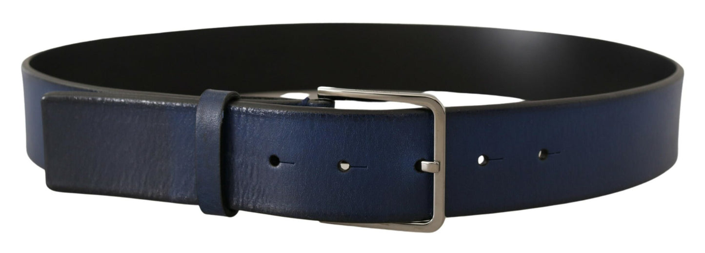 Dolce &amp; Gabbana - Ceinture en cuir italien - Bleu