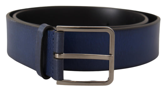 Dolce &amp; Gabbana - Ceinture en cuir italien - Bleu