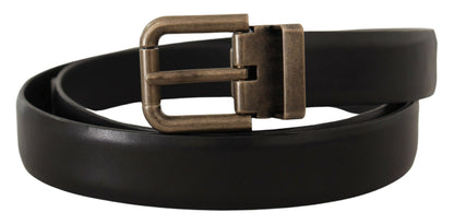 Ceinture en cuir de veau noir Dolce &amp; gabbana