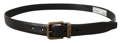 Ceinture en cuir de veau noir Dolce &amp; gabbana