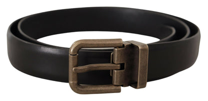 Ceinture en cuir de veau noir Dolce &amp; gabbana