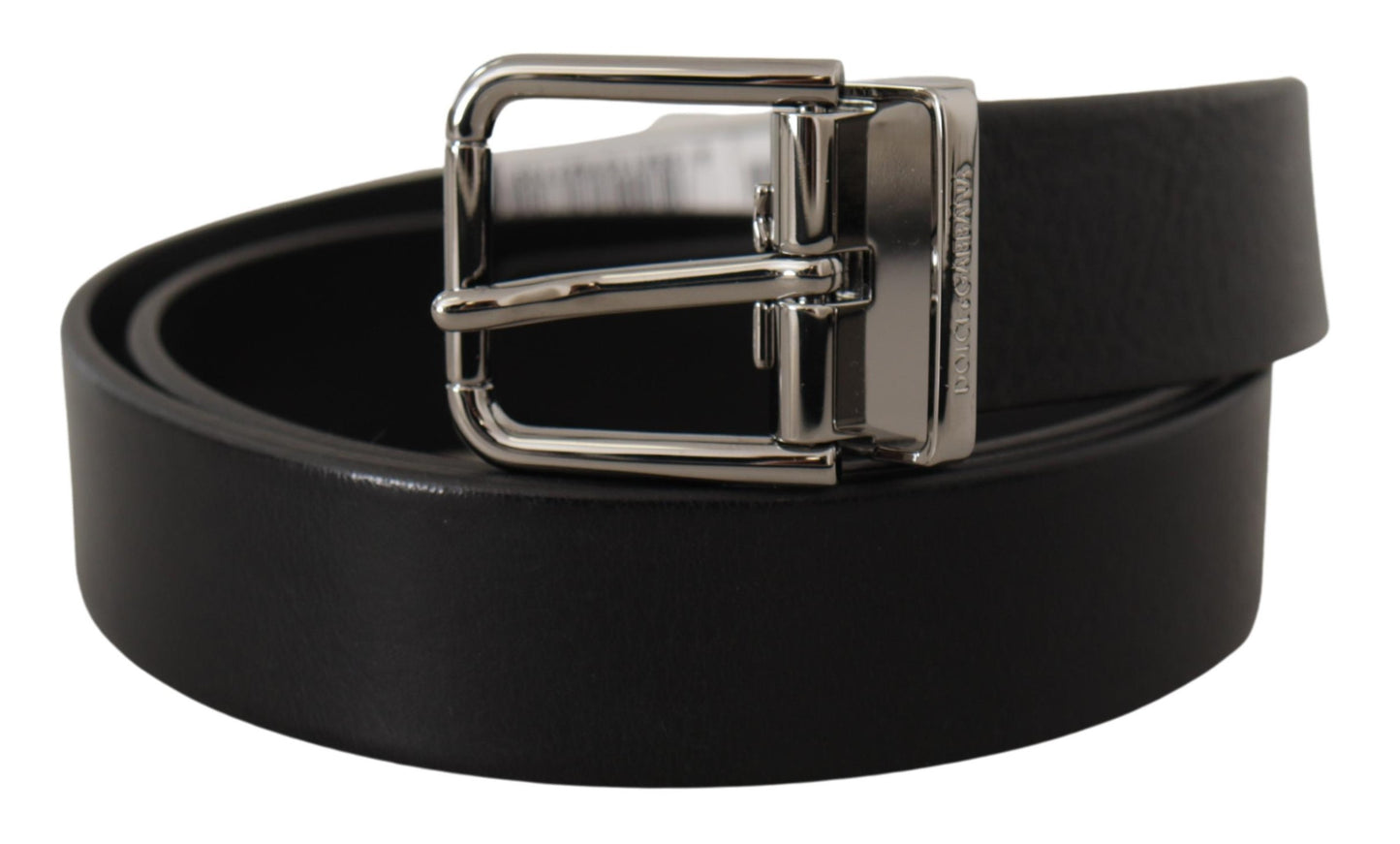 Ceinture en cuir noir Dolce &amp; Gabbana