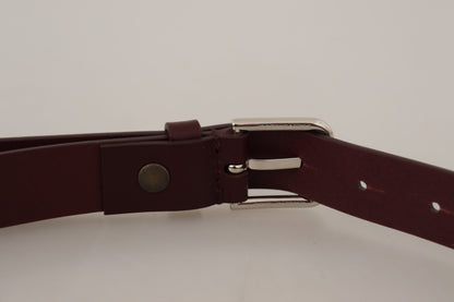 Ceinture en cuir marron Dolce &amp; gabbana avec boucle logo