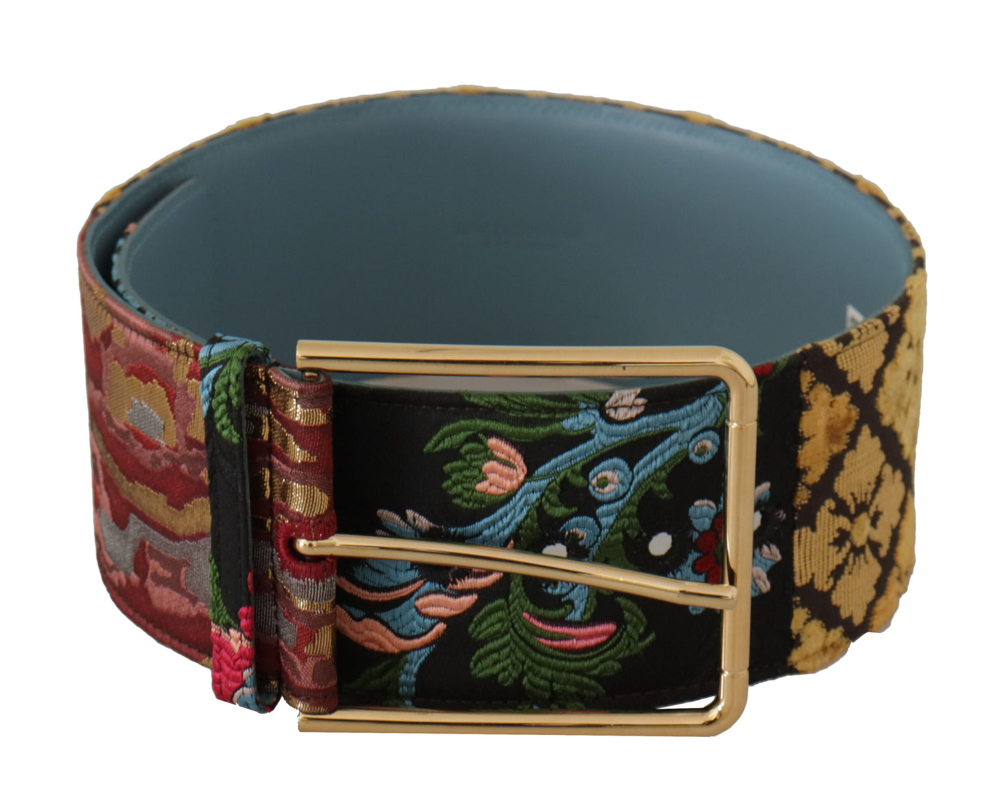 Ceinture tendance en cuir et toile multicolore Dolce &amp; gabbana