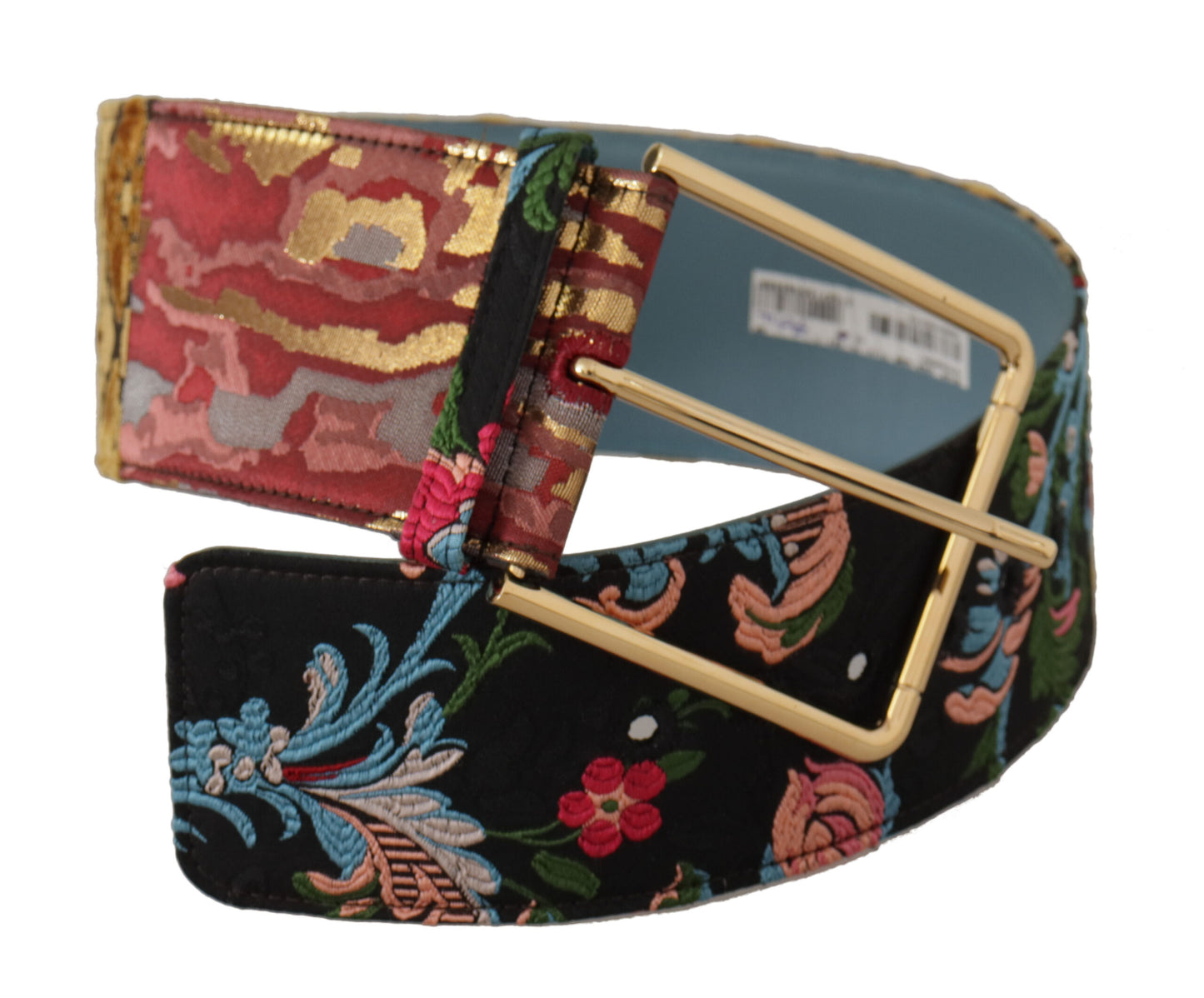 Ceinture tendance en cuir et toile multicolore Dolce &amp; gabbana