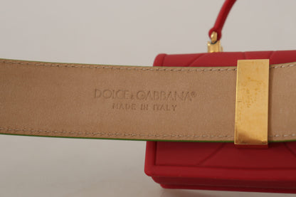 Ceinture en cuir Dolce &amp; gabbana avec accessoire mini sac