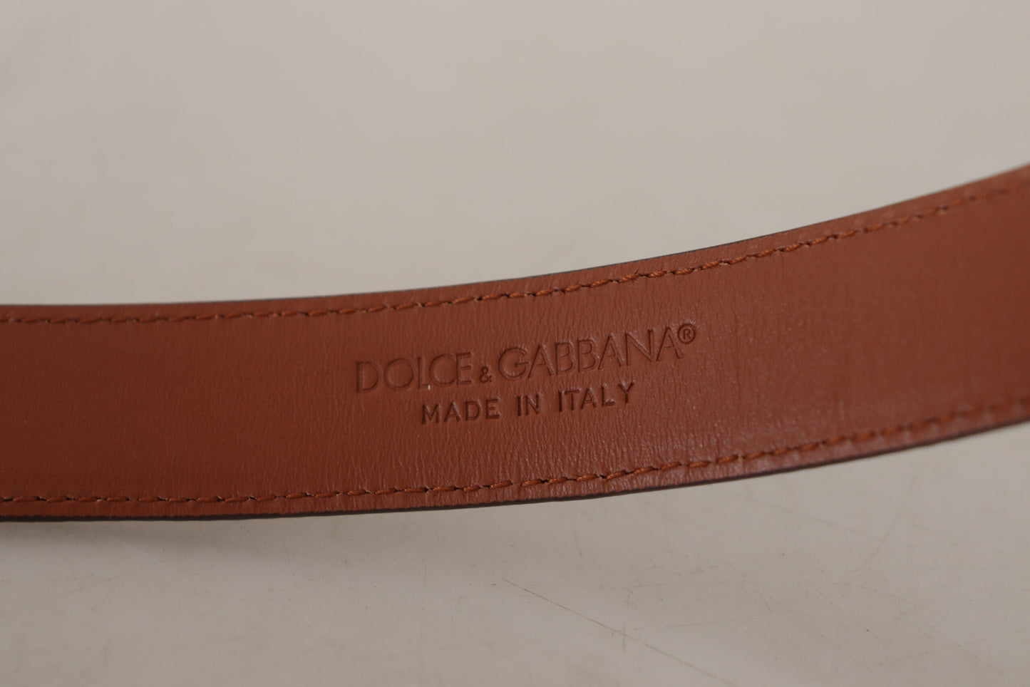 Ceinture en cuir gravé Dolce &amp; Gabbana - style intemporel