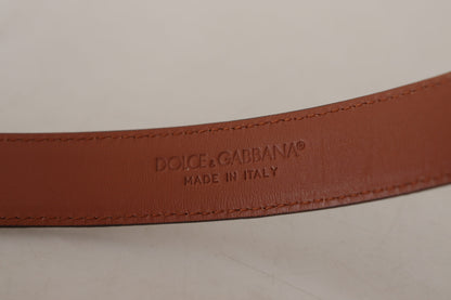 Ceinture en cuir gravé Dolce &amp; Gabbana - style intemporel