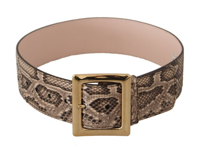 Ceinture en cuir Dolce &amp; gabbana avec boucle logo