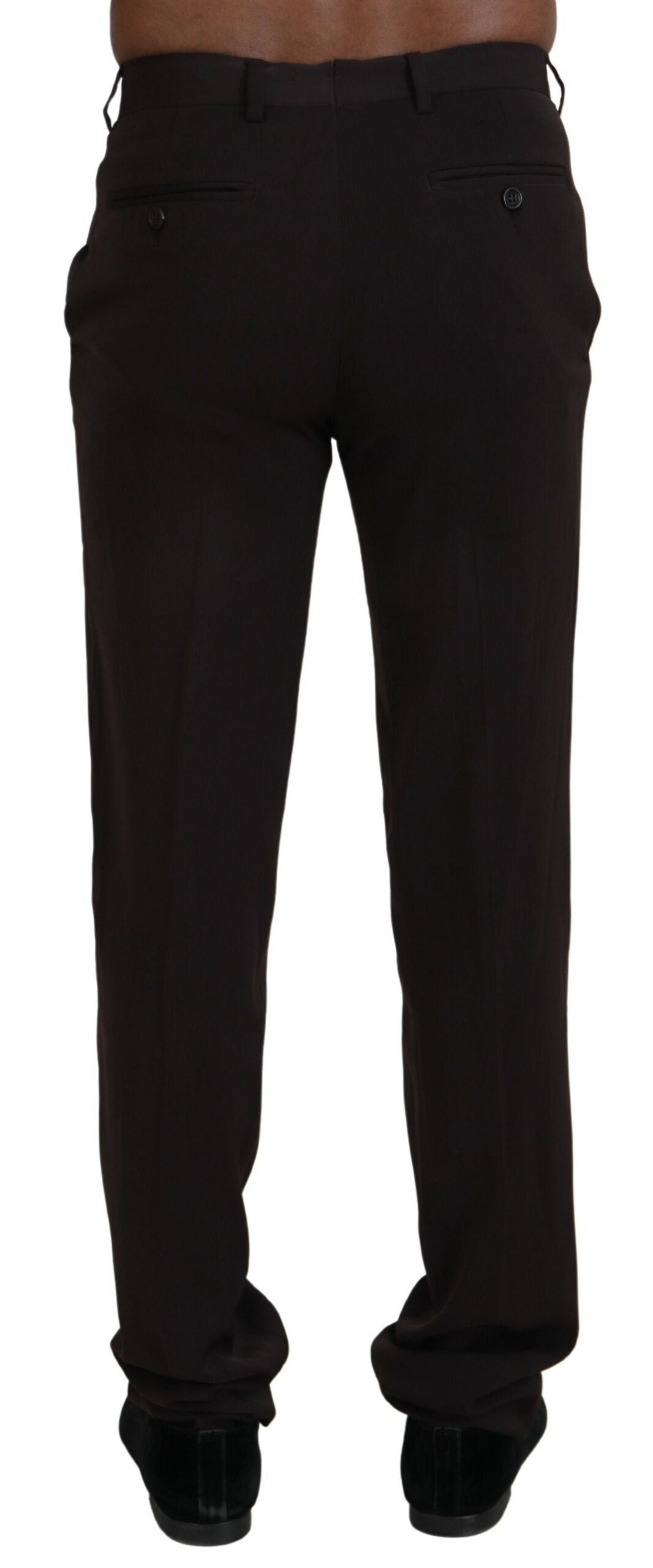 Pantalon de costume italien marron Bencivenga