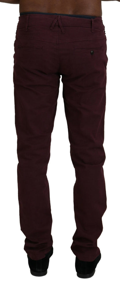 Cycle - Pantalon skinny en coton marron