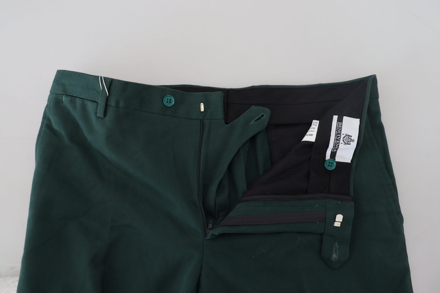 Pantalon chino Bencivenga vert foncé