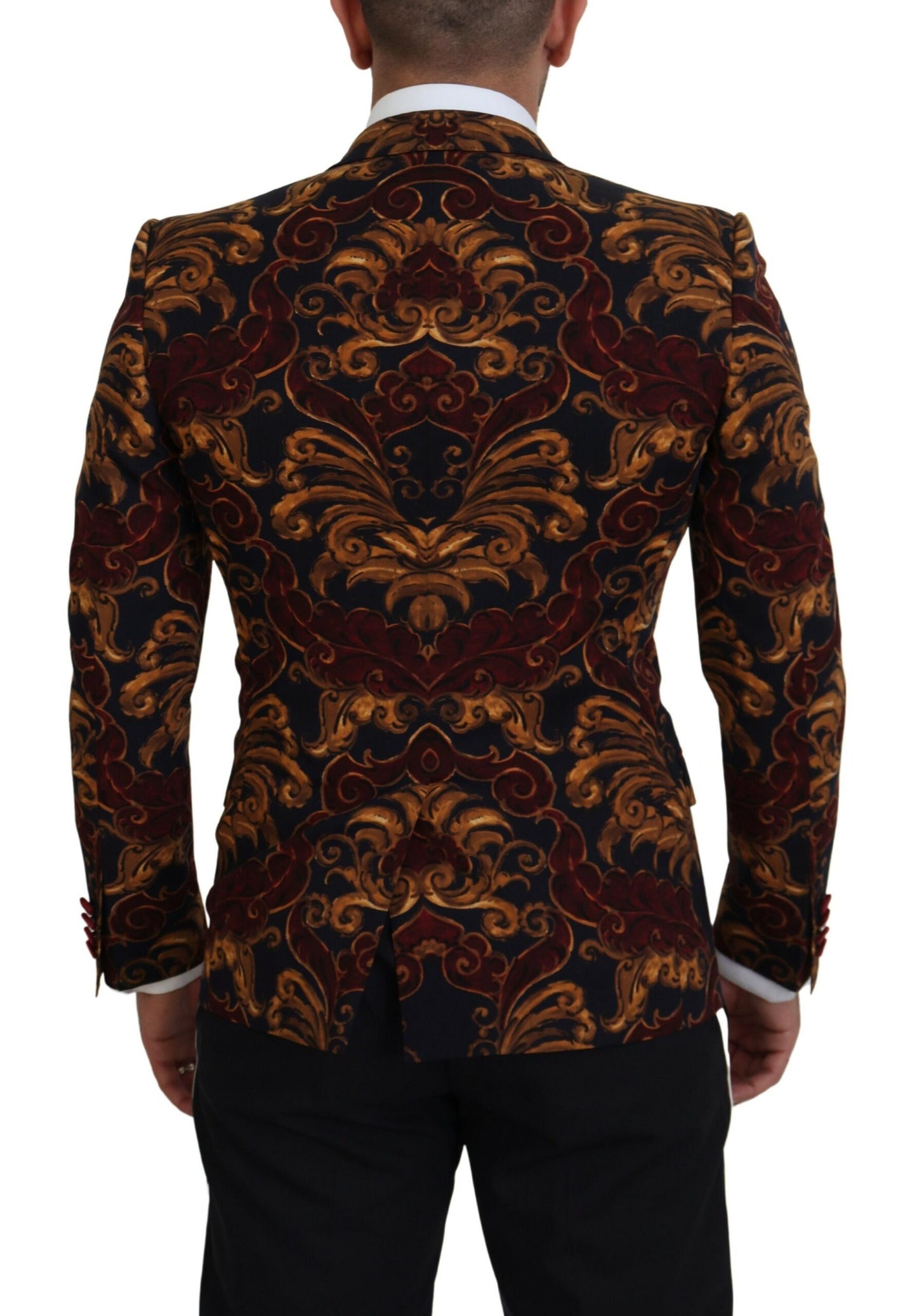 Dolce &amp; gabbana blazer en laine mélangée multicolore