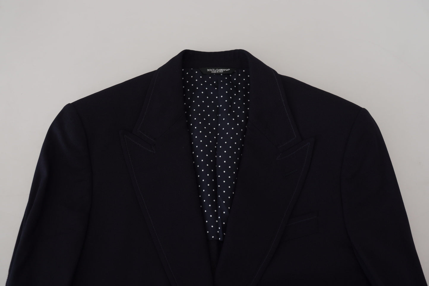 Dolce &amp; gabbana blazer noir à simple boutonnage