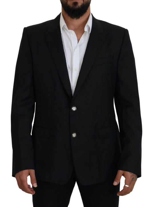 Dolce &amp; Gabbana Blazer en laine Martini noir