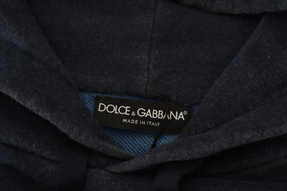 Pull en coton bleu foncé Dolce &amp; gabbana