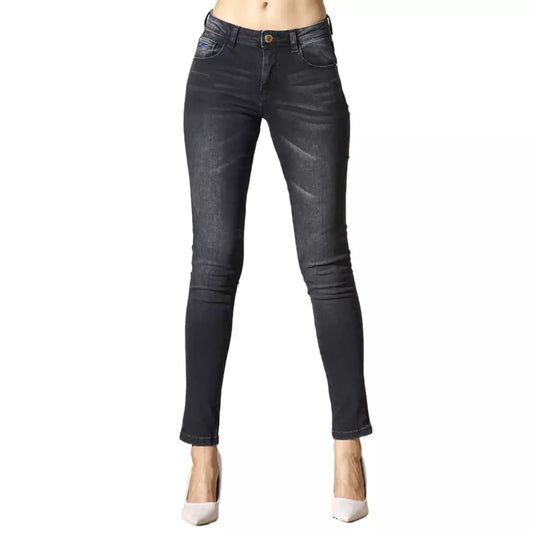 Yes zee - Jean skinny noir taille moyenne