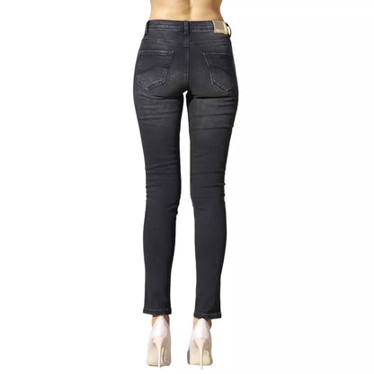 Yes zee - Jean skinny noir taille moyenne