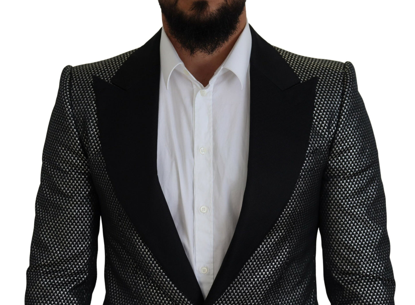 Dolce &amp; gabbana blazer simple boutonnage en jacquard