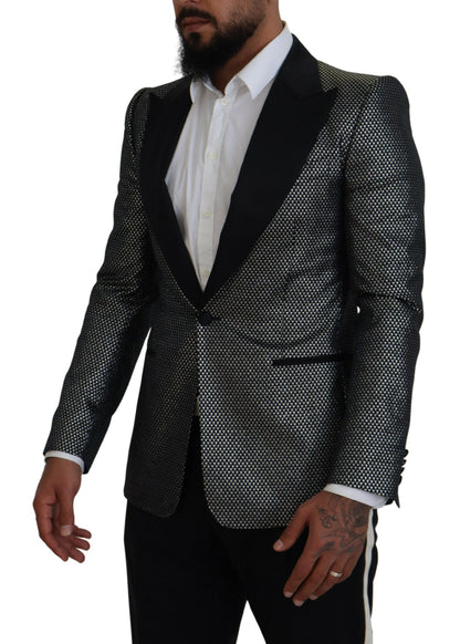 Dolce &amp; gabbana blazer simple boutonnage en jacquard