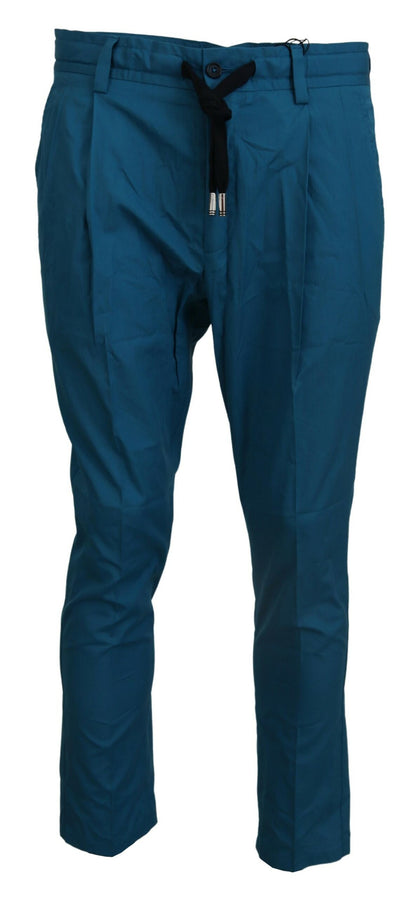 Pantalon chino bleu décontracté Dolce &amp; Gabbana