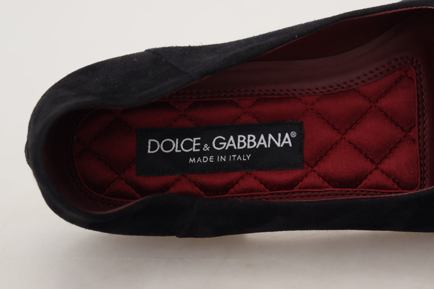 Dolce &amp; gabbana mocassins à paillettes et cristaux dorés noirs