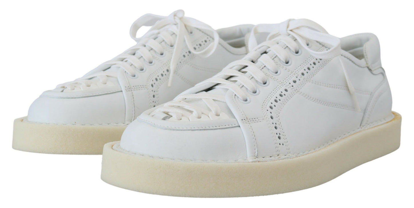 Baskets Oxford basses blanches Dolce &amp; Gabbana