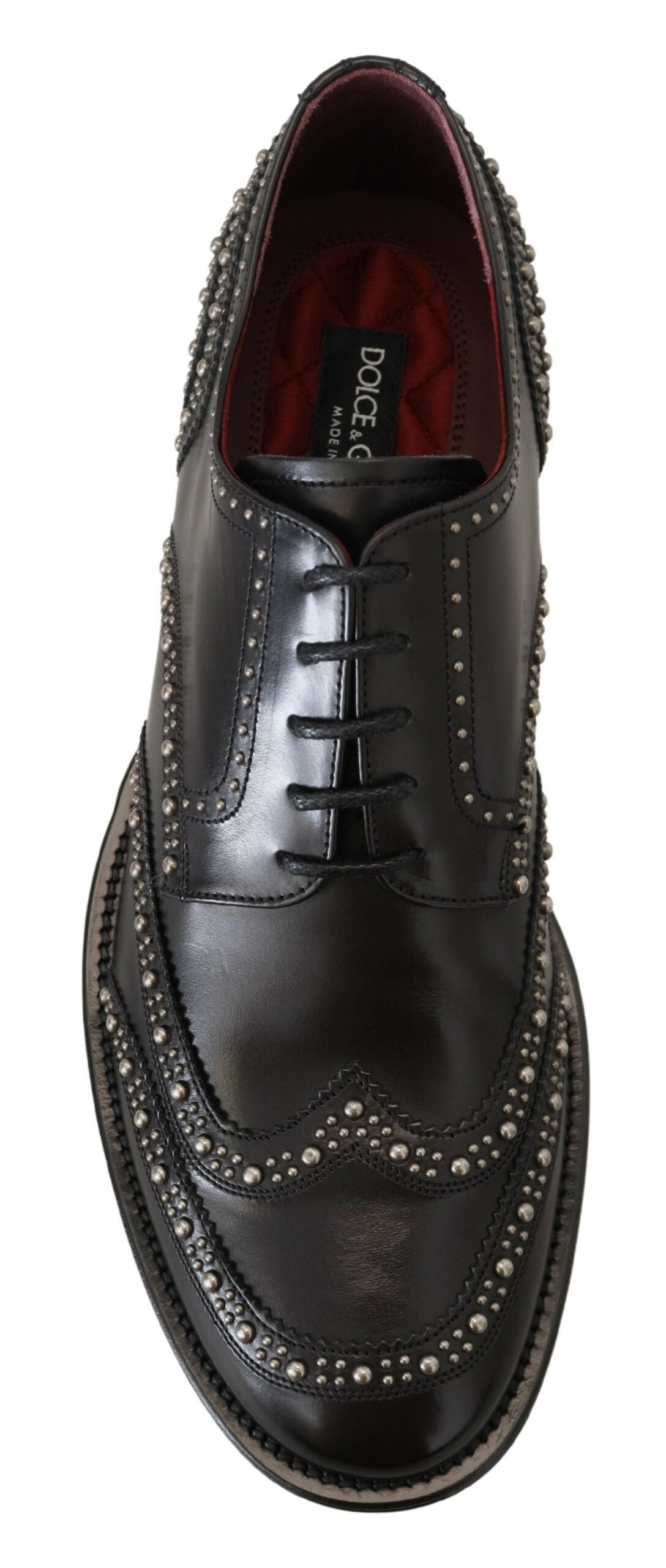 Dolce &amp; Gabbana - Chaussures derby noires cloutées