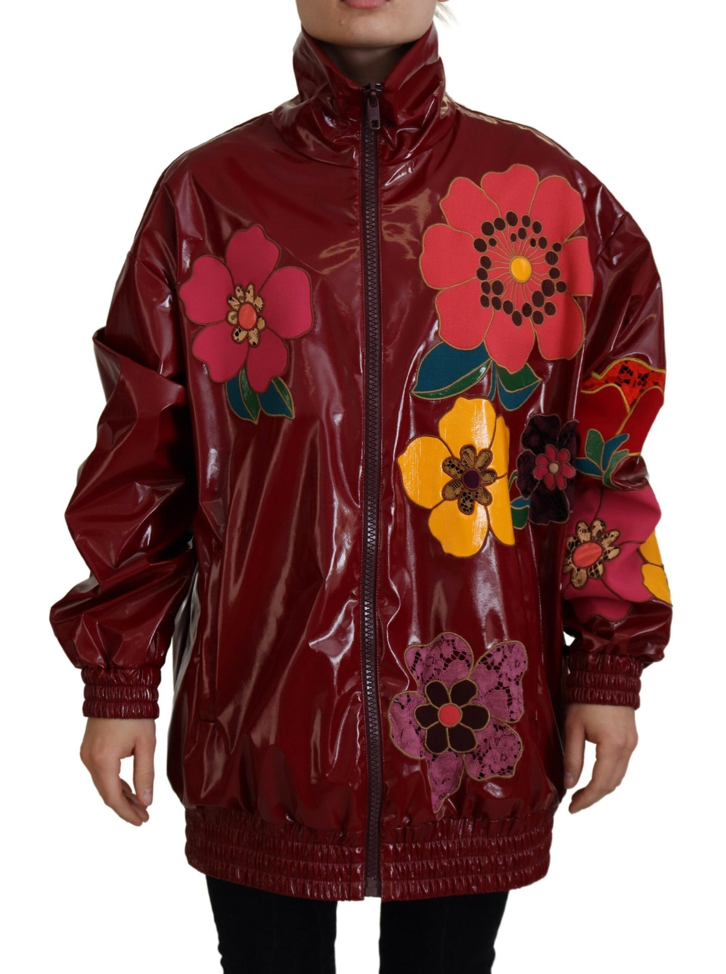 Dolce &amp; Gabbana - Veste de luxe à fleurs marron