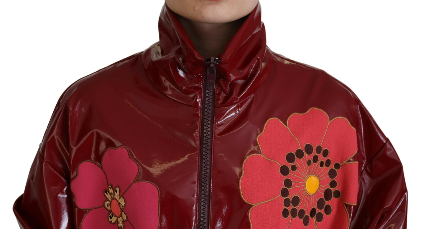 Dolce &amp; Gabbana - Veste de luxe à fleurs marron