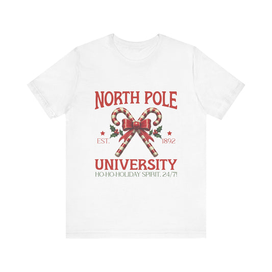 T-Shirt North Pole University Christmas Tee