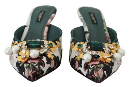 Dolce &amp; gabbana sandales de luxe plates multicolores