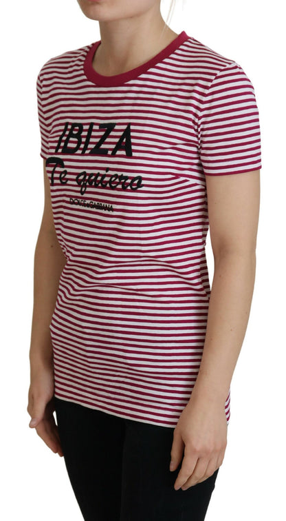 Dolce &amp; Gabbana - T-shirt ras du cou rayé Ibiza exclusif