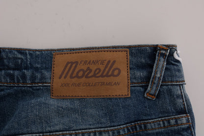 Frankie morello denim italien svelte - jean bleu coupe slim