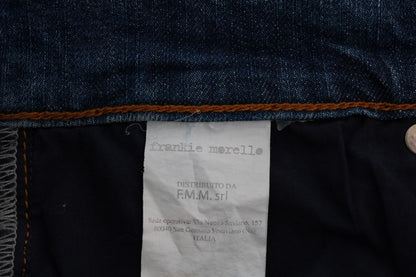 Frankie morello denim italien svelte - jean bleu coupe slim