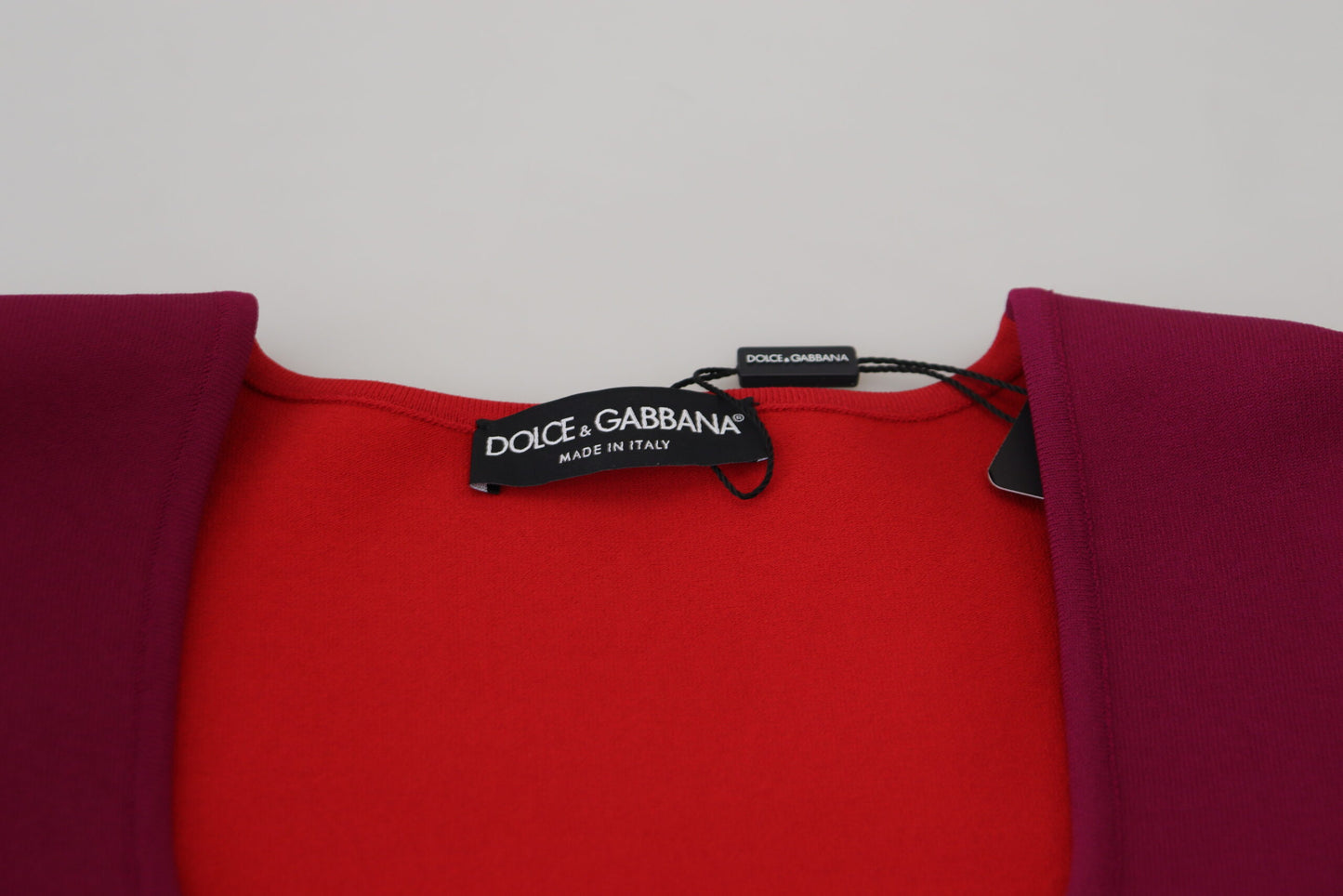 Dolce &amp; gabbana pull multicolore à col carré